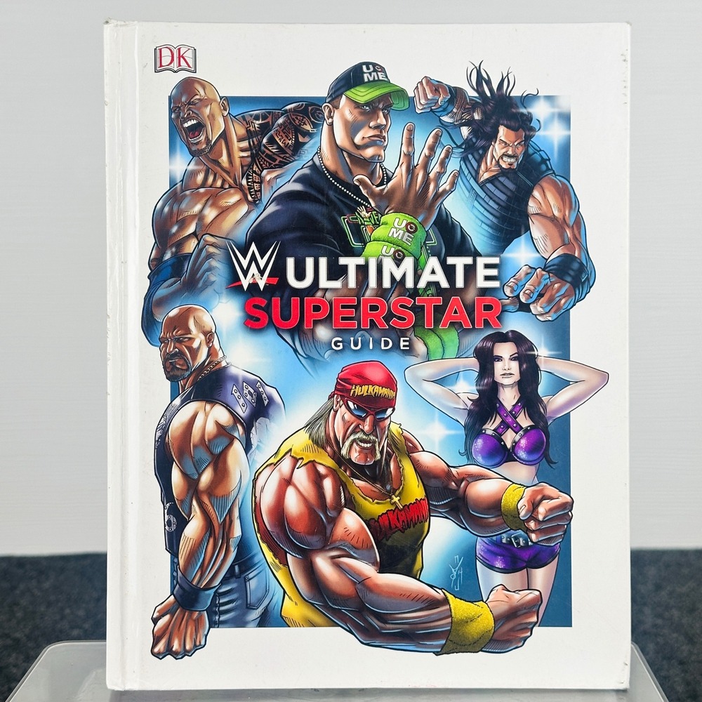 WWE‎ Ultimate Superstar Guide Hardcover DK Publishing Illustrated Wrestling Book